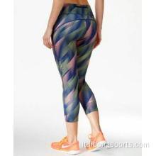 Legging della palestra di fitness yoga personalizzato per le donne